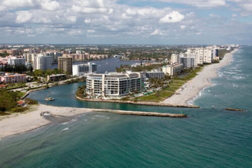 ariel photo of boca raton